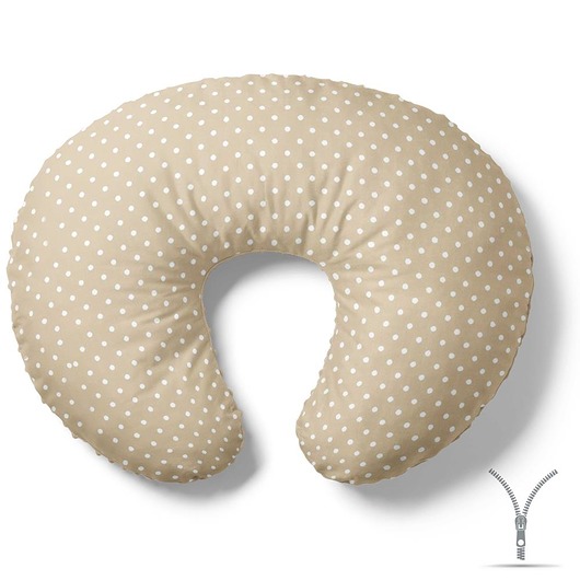 ubrania i akcesoria do karmienia Poduszka rogal do karmienia Beżowy w Kropki