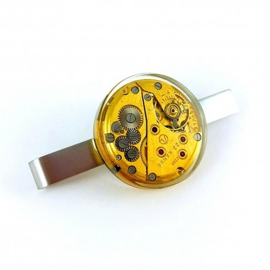 muszki i krawaty Spinka do krawata - Golden Tr. Undercover