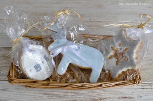 Zestaw świątecznych ciasteczek - jasny My Cookie Town