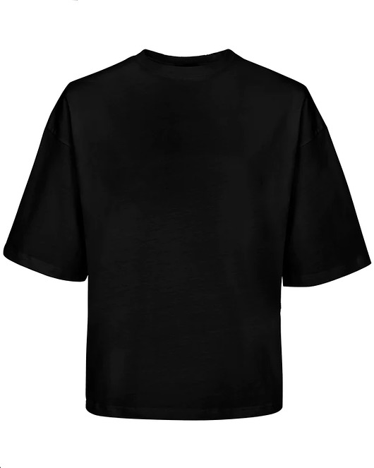t-shirt damskie T-shirt relaxed black