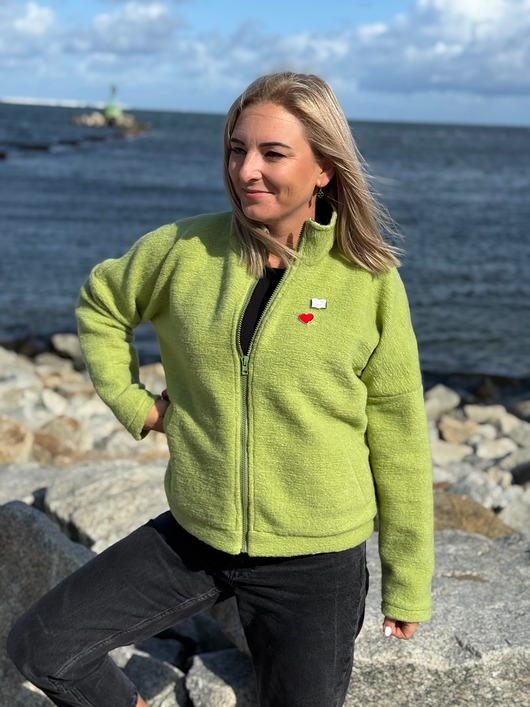 bluza bez kaptura damska Polar z wełną