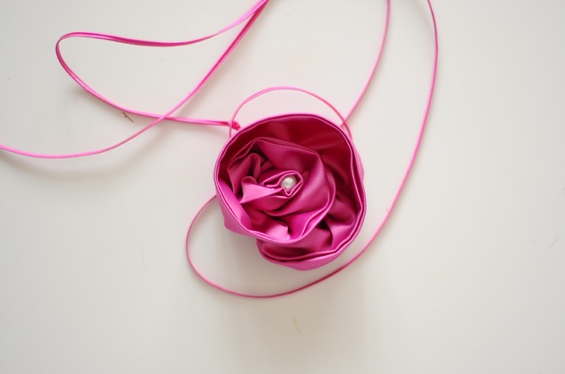 chokery Różowy choker