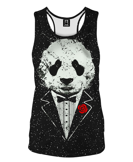topy damskie DR.CROW Bokserka Damska Panda Godfather