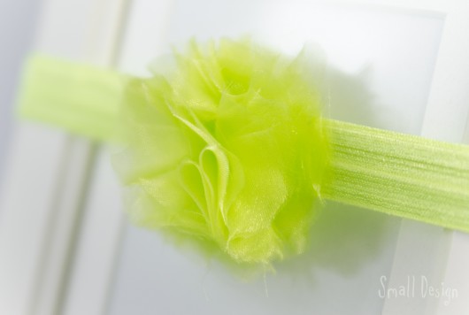 Opaska neonowa z pomponem smalldesign
