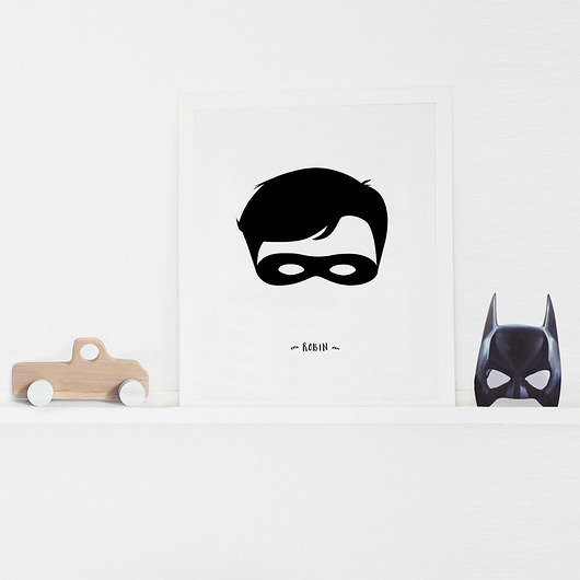 Plakat - Robin A3 lemonducky