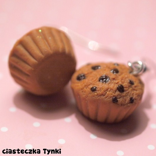 kolczyki muffinki ciasteczkatynki