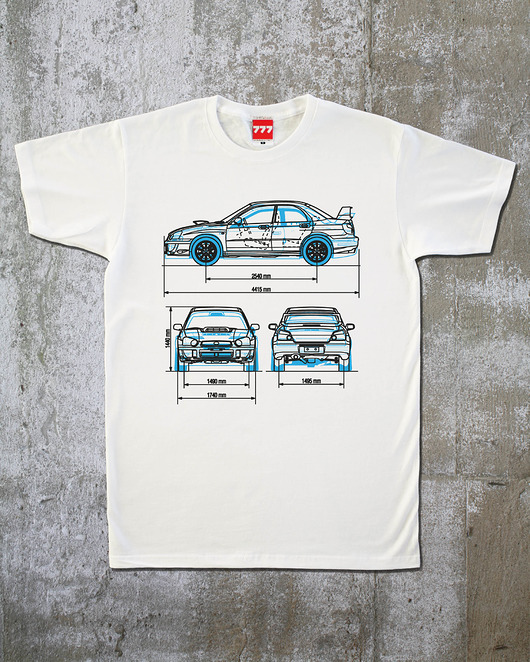 t-shirty męskie Koszulka SUBARU IMPREZA WRX tshirt