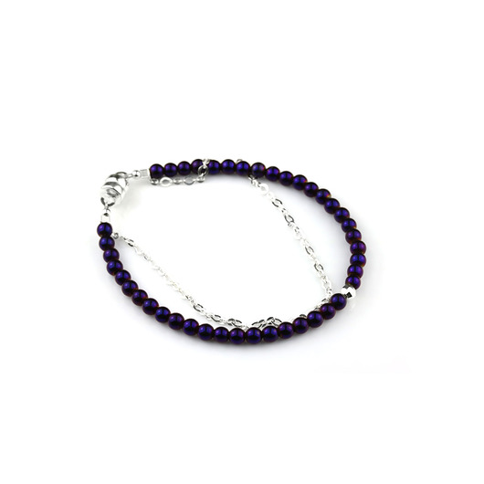 Bransoletka Hematyt srebro Brazi Druse Jewelry