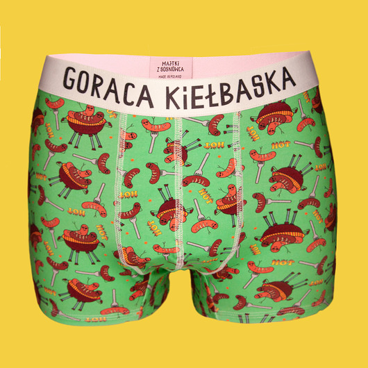 moda - inne Gorąca kiełbaska  - bawełniane bokserki - Majtki z Sosnowca