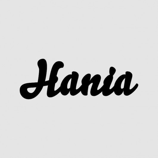 Napis Drewniany 3D HANIA LOVINA PRINTS