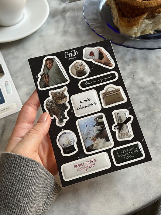 naklejki i wlepy Świąteczny zestaw naklejek 3d - Christmas pack 2.