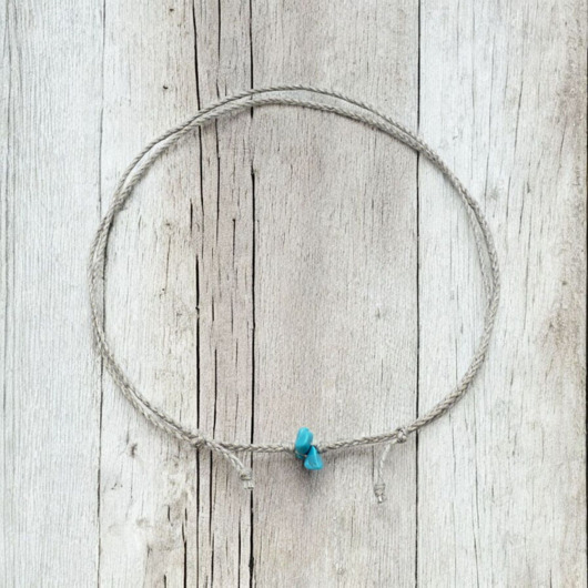 naszyjniki - inne Howlit turkusowy naszyjnik simple