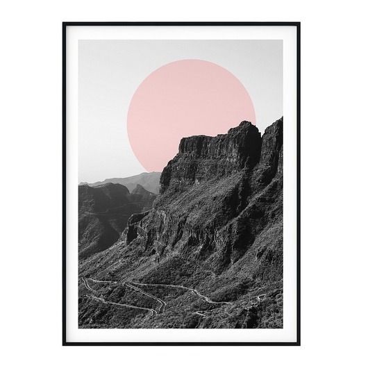 Plakat skandynawski minimalistyczny Masca myscandi