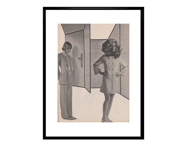 plakaty Plakat Oprawione zdjęcie mody DIOR, 1969 r