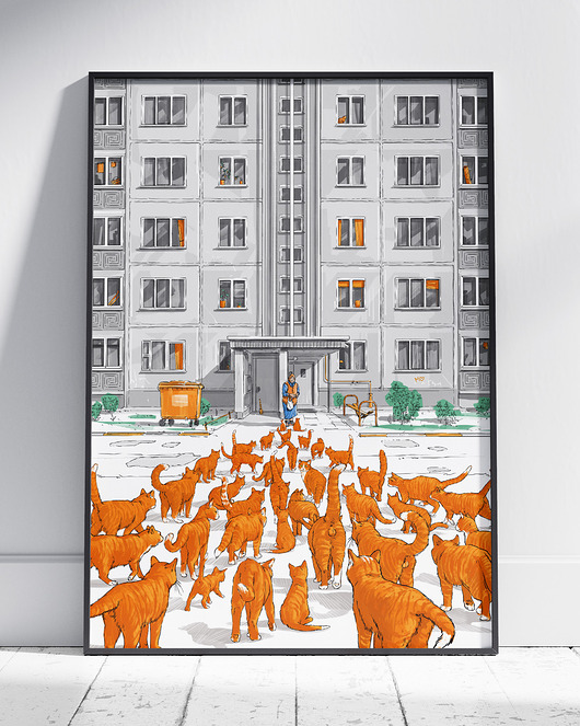 plakaty Plakat Koty