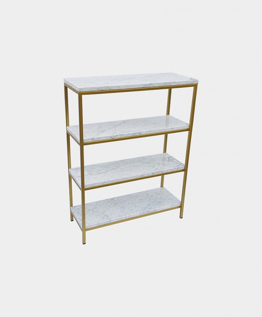 Regał Marmurowy Gold PANADA modern tables