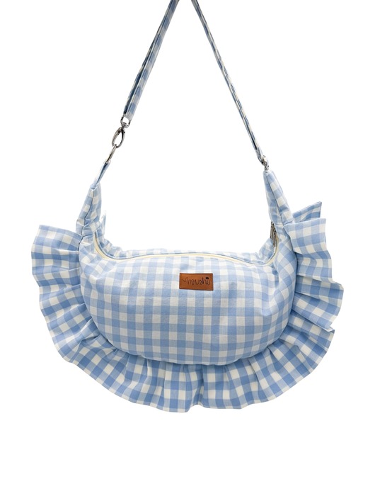 torby na ramię Torebka pieróg "Niebieska kratka"