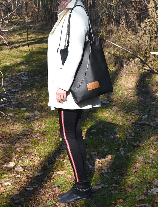 torby na ramię Worek z łańcuchem i ćwiekami