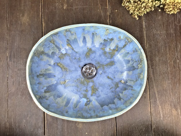 Ceramiczna umywalka "Blue sky" Ceramystiq
