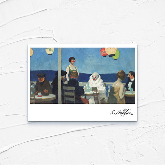 kartki okolicznościowe - wydruki Kartka Premium - Niebieska Noc, Edward Hopper