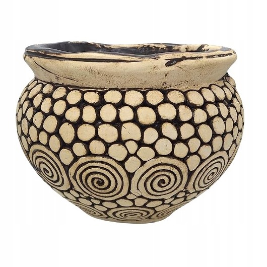 doniczki Doniczka Ceramiczna Handmade Skarbiec Kwiatów. Doniczka Ręcznie Robiona