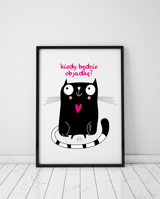 plakat. kiedy będzie objadkę? (format A3) Love Life and Forest