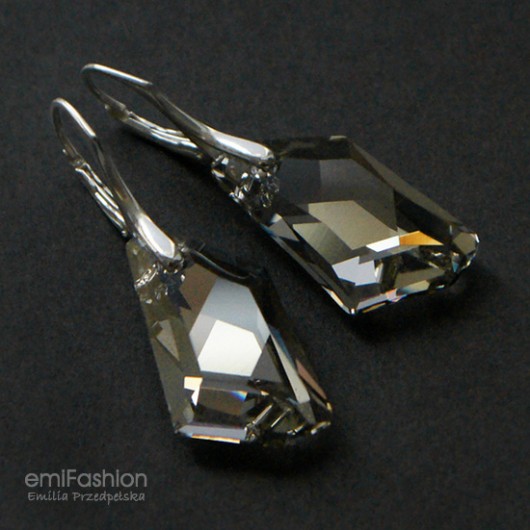 Duże kryształy Swarovski De-Art Silver Shade MAREMI Jewelry
