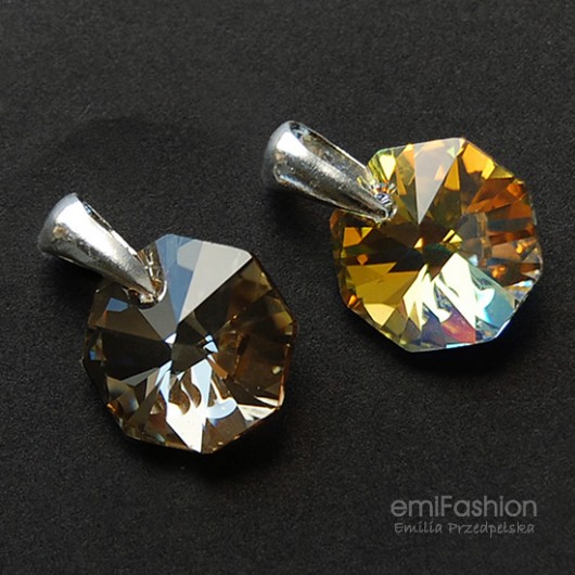 Wisiorki kryształ Swarovski Octagon - zamówienie MAREMI Jewelry