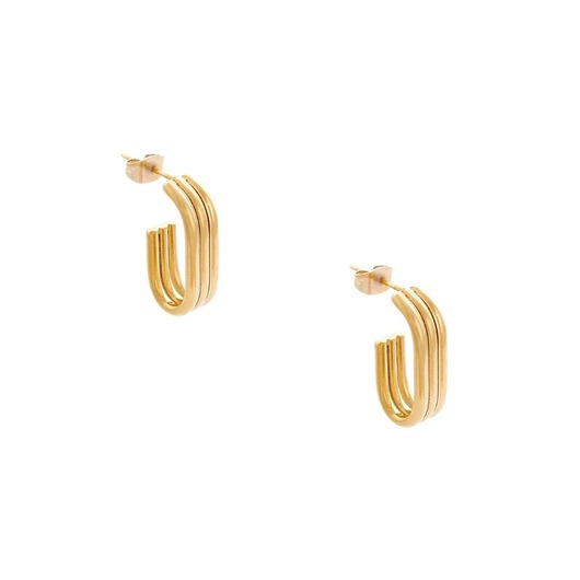 kolczyki - inne Kolczyki geometryczne elipsy