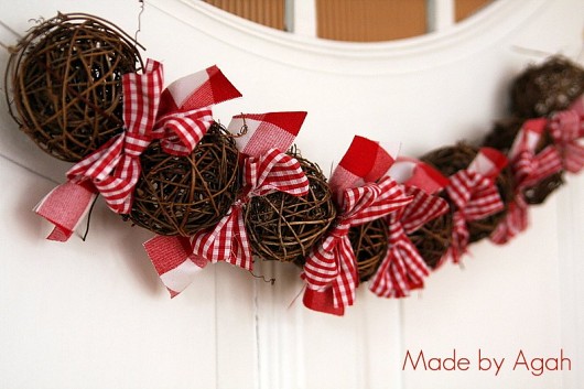 Girlanda Rustic Christmas made by agah