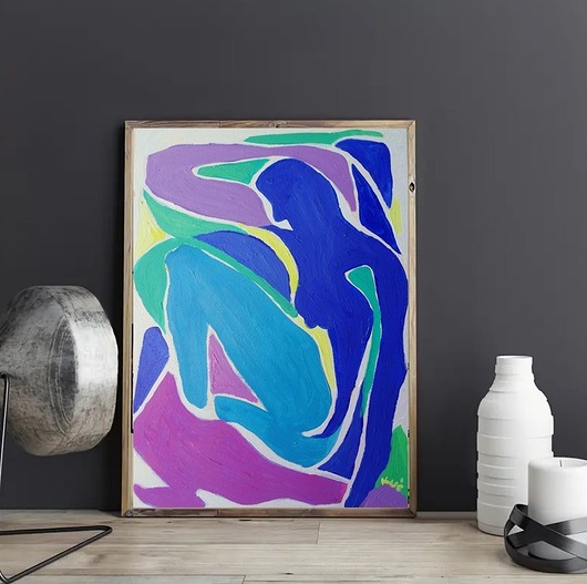 obrazy Obraz ręcznie malowany fowizm Henri Matisse style taniec  silnie działa