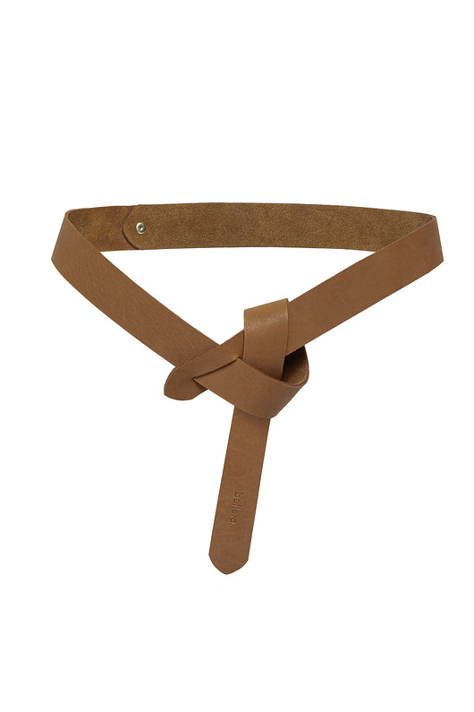 paski damskie Pasek Wiązany All Light Brown II gatunek
