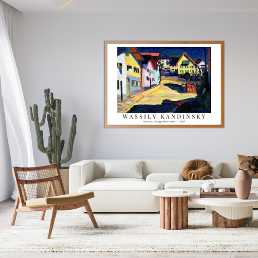 plakaty Plakat reprodukcja Wassily Kandinsky 'Murnau, Burggrabenstrasse 1'