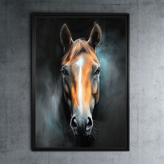 plakaty Portret konia 1  - grafika na plakacie