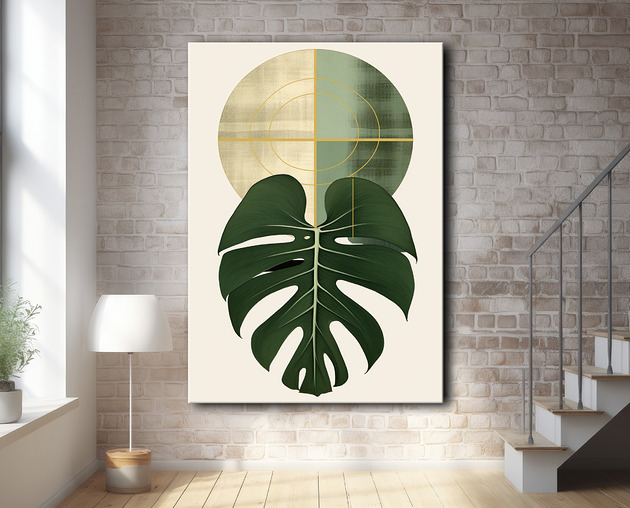 plakaty Tropikalne liście - Plakat - Loft, Minimalizm #67
