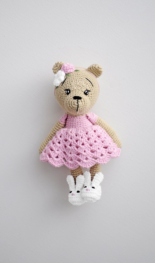 pokój dziecka - różne Śpioch w dzierganej sukience