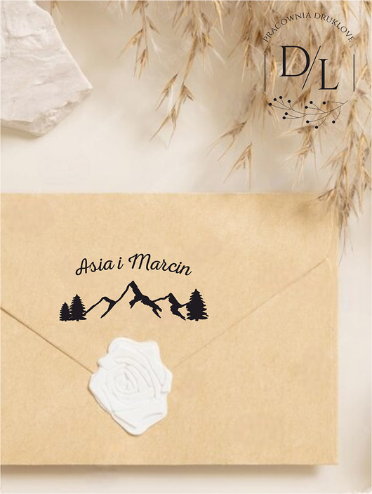 stemple ślubne Stempel ślubny personalizowany Góry 4
