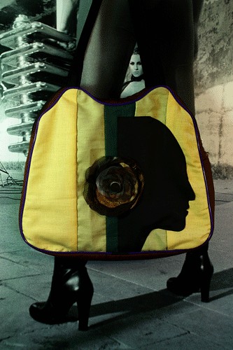AFRICAN GiRL i kwiat ART INDYWIDUALITY