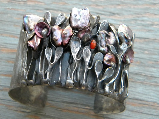 barwne tęcze - BRANSOLETA MANKIET - CUFF Beata Trotter