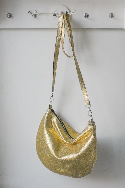 CZARNA -Mini hobo seria dla Pani M patkas
