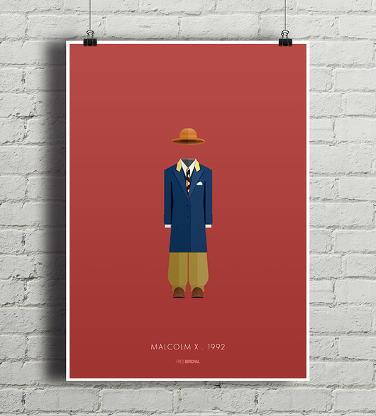 Malcolm X - plakat minimalmill