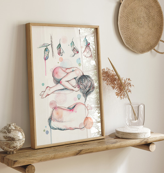 grafiki i ilustracje Metamorfoza, wydruk 30x40 cm