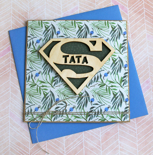 kartki scrapbooking Dla Taty :: SUPER Tata