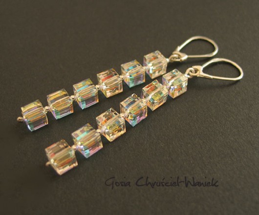 kryształ Swarovski - kosteczki Gosia Chruściel-Waniek