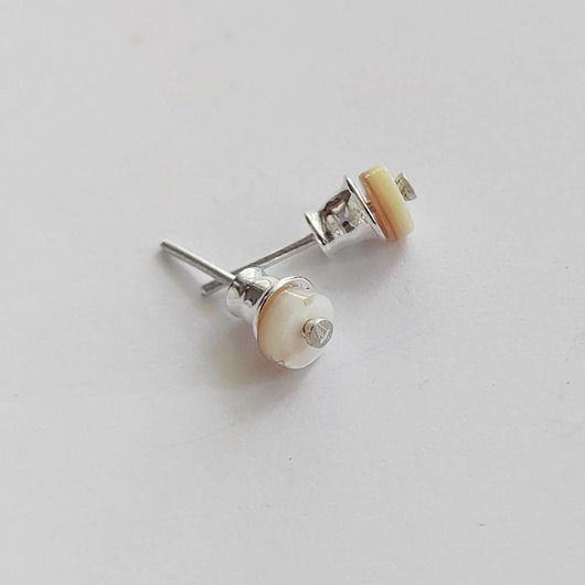 kolczyki z kamieniami Kolczyki OKRĄG