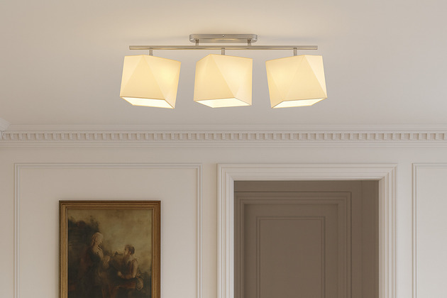plafony Nowoczesna lampa sufitowa regulowana 3-płomienna DETROIT