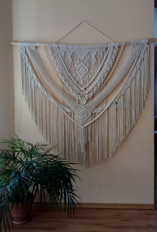 Makrama 'Jemma' 130x130 cm Makrama Decor