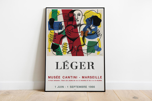 plakaty Fernand Leger - Exhibition Poster