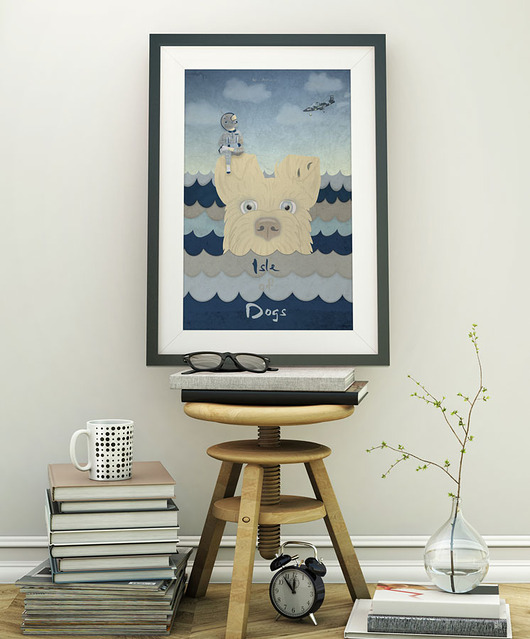 plakaty Wyspa psów - Wes Anderson - plakat 50x70 cm