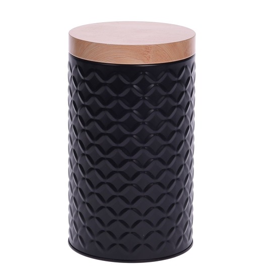 Pojemnik Kuchenny Puszka Czarna śr. 11 cm MIA home
